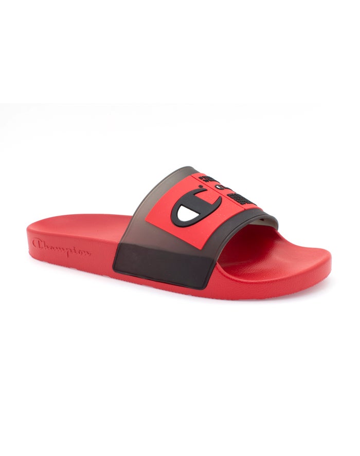 Champion Mens Slides NZ - Ipo Select Red/Black ( 4957-TZSFP )